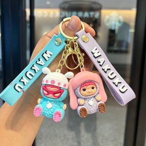 Porte-monnaie en PVC dessin animé Détective Wakuku, porte-clés, pendentif pour téléphone portable, sac à dos, clés de voiture, cadeaux promotionnels pour couples - Product Image 4