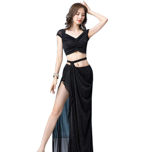 <span class=keywords><strong>Sexy</strong></span> comoda gonna 100% senza maniche in poliestere con Shorts stile orientale <span class=keywords><strong>costumi</strong></span> da allenamento per danza del ventre da <span class=keywords><strong>donna</strong></span> - Product Image 2