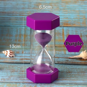 Clessidra Moderna per Bambini in Plastica, Timer da 5/15/30 Minuti, Orologio a Sabbia Antiurto, Ornamento Creativo da Scrivania con Musica - Product Image 4
