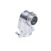 20Mm Standar Amerika Konektor Adaptor Saluran Logam Fleksibel Sendi Siku 90 Derajat