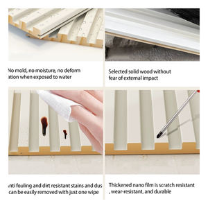 Panel <span class=keywords><strong>de</strong></span> Pared Decorativo <span class=keywords><strong>de</strong></span> Madera para Sala <span class=keywords><strong>de</strong></span> Estar, Dormitorio, Fondo <span class=keywords><strong>de</strong></span> TV, Acabado Interior <span class=keywords><strong>de</strong></span> Hogar Moderno y Lujoso Personalizado <span class=keywords><strong>de</strong></span> Fábrica - Product Image 6