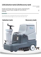 ERIClean E810R Machine à laver industrielle automatique pour carrelage en vinyle époxy marbre, nettoyage de sol commercial