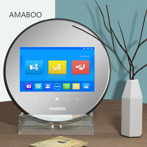 Khung Ảnh Kỹ Thuật Số Đen Tròn <span class=keywords><strong>7</strong></span> Inch AMABOO, Gương Ma Thuật Trang Điểm, Ngoại Hình Cao Cấp - Product Image 6