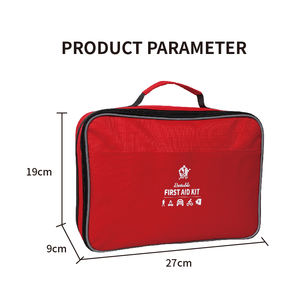 Botiquín <span class=keywords><strong>de</strong></span> Primeros Auxilios Smileplus Rojo con Ozono Desinfectante Clase I para Viajes, Vehículos, Campamentos al Aire Libre, Uso en Automóviles, Impermeable, Certificado CE, Pequeño - Product Image 6