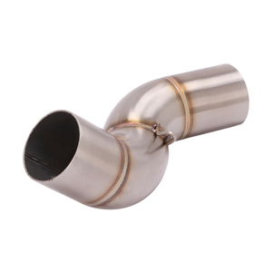 Tubo de Escape de Acero Inoxidable Plateado de 51mm para Motocicleta, Conexión Central, Compatible con Kawasaki Z900, Marca Racing IsTunt Modify - Product Image 2