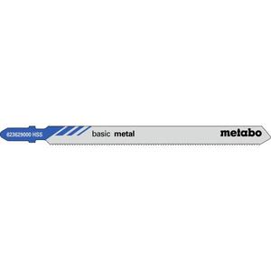 ใบเลื่อยจิ๊กซอว์ Metabo-623618000 'โลหะพื้นฐาน' (25ชิ้น) -ใบมีด4007430137012 EAN และใบมีดตัดแผ่นจิ๊กซอว์ - Product Image 1