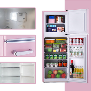 MDFR120-RE ventage phong cách barfridge nhà văn phòng sử dụng dọc 2 cửa side-mở Mini Retro tủ lạnh - Product Image 3
