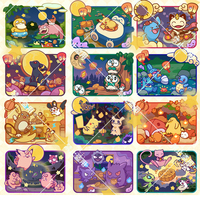 Aimant de réfrigérateur PY Record Player, Fan Art Pokémon, Cadeau musical, Marchandise, Vente en gros et au détail, Fournisseur de qualité supérieure, Jeu de société