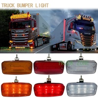 Feux antibrouillard LED pour camions, feux de pare-chocs avant LED, feux de pare-chocs arrière pour camions, feux de position antibrouillard pour Scania Volvo camions lourds