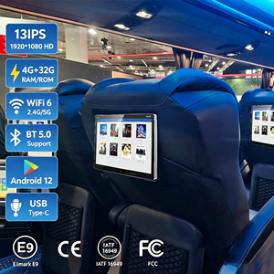 บัสแพดหน้าจอสัมผัสด้านหลังขนาด 13.3 นิ้ว, ระบบ VOD บัส Wifi, ใช้ได้กับรถ Kinglong Higer Zhongtong - Product Image 2