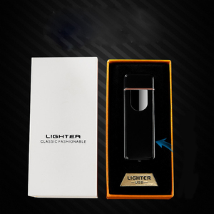 Briquet électronique rechargeable USB à succès – Design moderne, cadeau d'affaires, promotion, allumage tactile - Product Image 5