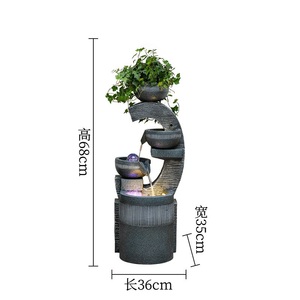 <span class=keywords><strong>Fontaine</strong></span> de <span class=keywords><strong>jardin</strong></span> en résine pour intérieur et extérieur, élégante décoration murale aquatique pour la maison et le <span class=keywords><strong>jardin</strong></span> - Product Image 4