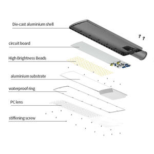 <span class=keywords><strong>Prix</strong></span> bon marché route <span class=keywords><strong>lampadaire</strong></span> électrique étanche Ip65 50W 100W 150W 200W extérieur LED réverbère - Product Image 3