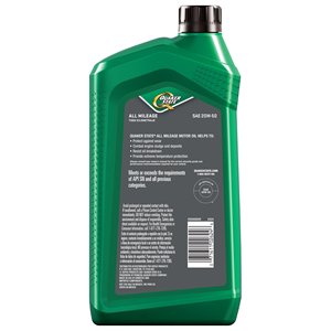 น้ำมันเครื่องควอเกอร์สเตท ออลไมล์จ ซีเออี 20W-50 ขนาด 1 ควอร์ต น้ำมันหล่อลื่นยานยนต์ป้องกันการสึกหรอ ผลิตในสหรัฐอเมริกา - Product Image 2