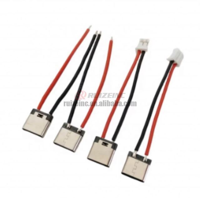 USB Type-C 2Pin Horizontal/Vertical 2P PH2.0 Soldered Female Plug-in Board Charging Socket USB-C Connector