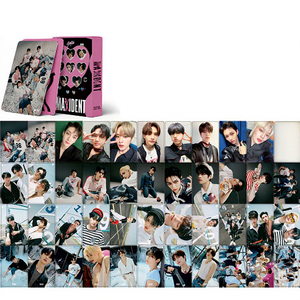 Nouvel Album 55 Pièces/Boîte Styles <span class=keywords><strong>Pop</strong></span> Groupe Masculin Stray Kids Carte LOMO Holographique Carte Photo pour les Fans - Product Image 4