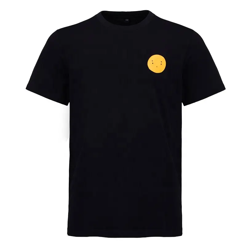 Qianzun DGT Printing Cheap Blank t shirt Printed Cotton Plain T-shirt Bulk Plain Black tshirts Custom Wholesale