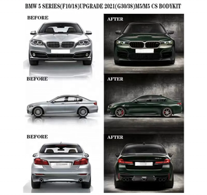 Kit de carrocería F10 F18 2011-2017 faro LED modificado luz trasera parachoques guardabarros actualización a nuevo <span class=keywords><strong>2021</strong></span>- G30 G38 <span class=keywords><strong>M5</strong></span> <span class=keywords><strong>CS</strong></span> estilo para <span class=keywords><strong>BMW</strong></span> - Product Image 2
