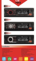 Reproductor de DVD para Auto Multimedia con Panel Desmontable de 1 Din, Estéreo con Bluetooth/DVD/VCD/CD/MP4/MP3/AM/FM