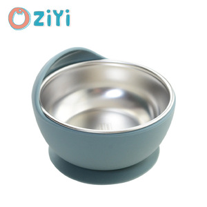 Bol en silicone en acier inoxydable anti-choc pour chat 32oz XL solide écologique fournitures pour animaux de compagnie transfrontalier chien chat bol à boire en boîte - Product Image 5