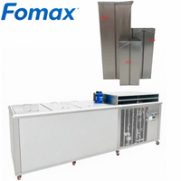 Machine à glaçons industrielle en blocs, commerciale, refroidie par eau, pour la production de glaçons en flocons, capacité de stockage pour briques de crème glacée