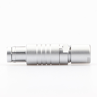 Connecteur circulaire push-pull compatible série 102, fiche mâle 2 broches et prise femelle