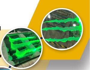 Logo LED nước tăng lực trên cửa kính tủ lạnh đồ uống/ Tấm kính acrylic khắc laser phát sáng Monster - Product Image 3