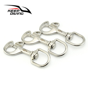 Mosquetón de Resorte de Acero Inoxidable de 95 mm con Gancho Simple Tipo Mariposa, Accesorio para Equipo de Buceo SSA-DDT95W - Product Image 4