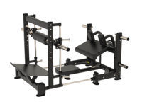 Appareil Commercial Double Face à Charge par Disques pour Hip Thrust et Glute Thrust, Équipement de Musculation des Fessiers et du Bas du Corps Elite