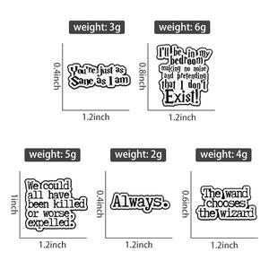 我郑重发誓我没好珐琅别针魔术报价胸针翻领徽章饰品礼品批发 - Product Image 6