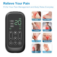 Máquina TENS Digital con Masaje EMS, 36 Programas, 25 Niveles de Intensidad Ajustables para Alivio del Dolor Muscular de Espalda y Cuello