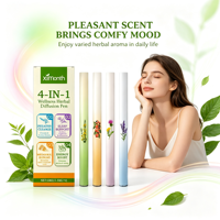 Kit de stylos diffuseurs d'arômes 4-en-1 aux herbes bien-être – Quatre options de parfum – Expérience aromatique portable – Stylo diffuseur d'arômes – Marque privée OEM
