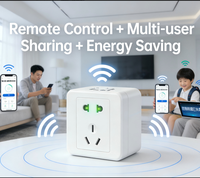 FY001 Ensemble d'appareils d'automatisation domestique intelligents 10A/16A - Prise/Lumière/Sensor - Maison/Hôtel/Bureau - Contrôle par application Android WiFi - Certifié CE