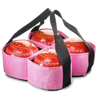 Sac de transport pour 4 boules de lawn bowling en polyester Oxford 600D, pour intérieur et extérieur (sans boules)