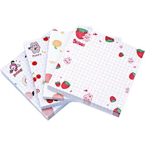 Papelaria Material Escolar Papel Postou It Sticky Note Pad Atacado Bonito Memo Pads Personalizado Kawaii Sticky Notes