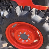 Tracteur agricole d'occasion Kubota 704 à cabine fermée, 4x4, 70 CV, état quasi neuf, mini-tracteur de jardin de qualité supérieure