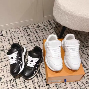 Baskets classiques élégantes en cuir de vachette noir et blanc, style décontracté pour la marche, le quotidien, la gym, les sorties, tendance mode automne - Product Image 1