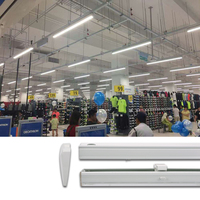 La nouvelle lumière pendante linéaire de la conception 5ft 195lm/w a mené le système de goulotte pour l'entrepôt de supermarché