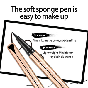 Eyeliner liquide à marque privée, sans colle, sans aimant, <span class=keywords><strong>noir</strong></span>, imperméable, stylo eyeliner liquide - Product Image 4