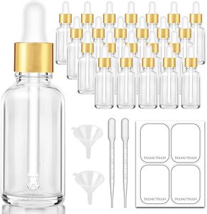 2 Oz Dropper Chai Bumobum Rõ Ràng Glass Eye Dropper Chai Với Vàng Có Nắp Đậy Cho Các Loại Tinh Dầu - Product Image 5