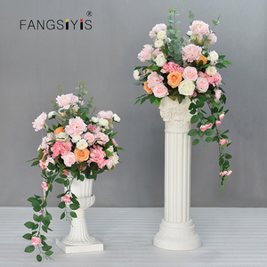 Thanh Lịch Màu Trắng La Mã Cột Bệ Đặt Thiết Kế Cổ Điển Cho Đám Cưới Tổ Chức Sự Kiện Hoa Sắp Xếp Trang Trí Nội Thất Bán Buôn - Product Image 2