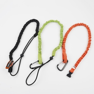 Wholesale Custom Retractable Elastic Tool <b>Lanyard</b> Adjustable Safety <b>Lanyard</b> - Product Image 1
