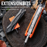 Nouvel Outil Multifonctionnel Industriel BC en Acier Inoxydable avec Poignée G10 pour Extérieur : Pince de Précision, Couteau Pliant et Ciseaux DIY