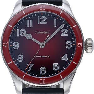 Classic Charm OEM Custom Mechanical <b>Watch</b> Sapphire <b>Ring</b> 100M Waterproof pilot <b>Watch</b> - Product Image 4