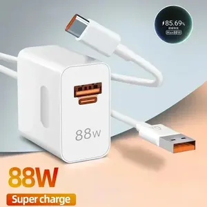 88W Universal QC3.0 Fast Charger Adapter for Huawei USB-A/<strong>C</strong> Type-<strong>C</strong> PD 3.0 20W <strong>Optimized</strong> for Mate Pro Mate60Pro Mobile Phones - Product Image 3