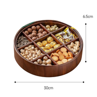Voedsel Opbergdoos Desktop Candy Organizer Box Houten Droog Fruit Organizer Snack Gedroogd Fruit Doos Lade Met Deksel Voor Feesten Bruiloften