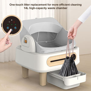 กระบะทรายแมวอัตโนมัติ 75 ลิตร ป้องกันกลิ่น รั่วซึม  รักษ์โลก ควบคุมผ่าน<span class=keywords><strong>แอ</strong></span><span class=keywords><strong>พ</strong></span> 5G ทำ<span class=keywords><strong>ความ</strong></span><span class=keywords><strong>สะอาด</strong></span>ตัวเอง ปลอดภัย - Product Image 3