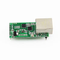 Módulo QXT USR-TCP232-T2 de Serial a RJ45, Convertidor UART TTL a Ethernet TCP/IP con Chipset Korite-M0, Compatible con DHCP y DNS