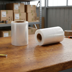 Film étirable transparent à fentes, qualité alimentaire, pré-découpé, LDPE, largeur étroite, pour emballage manuel, vente en gros - Product Image 2