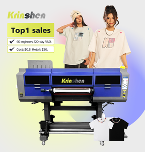 Krinshen multifuncional UV DTF 3D impresora de bordado para textiles Dtf Uv impresora automatizada Dtf Uv máquina de impresión - Product Image 1